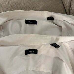 Theory white dress shirt